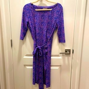 Ellie Kai Blue Pink Dress NWOT